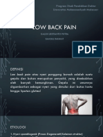 Low Back Pain