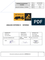 Analisis Externo e Interno de La Empresa - SEMMAQ