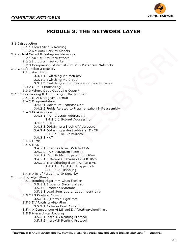 Network Layer: Routing & Forwarding Basics | PDF | Ip Address | I Pv6