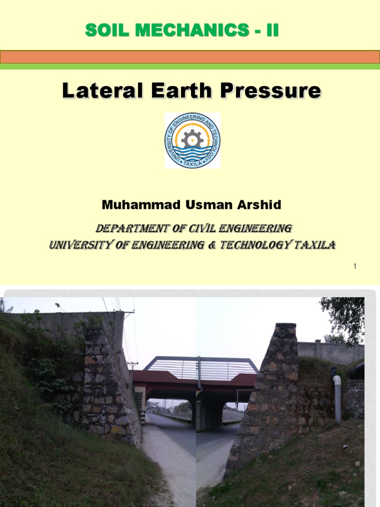 Lateral Earth Pressure Analysis | PDF | Soil | Friction