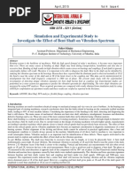 Bend Shaft Vibration Spectrum