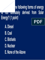 2018 Energy Quiz