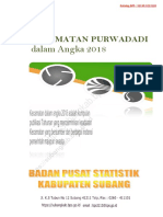 Kecamatan Purwadadi Dalam Angka 2018