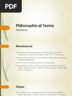 Philosophical Terms