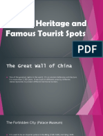 Chinas Heritage and Famous Tourist Spots