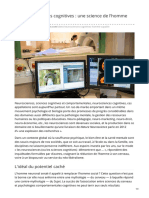 Les Neurosciences Cognitives Une Science de Lhomme Capable PDF