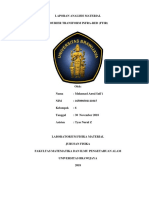 Laporan Analisis Material (Ftir)