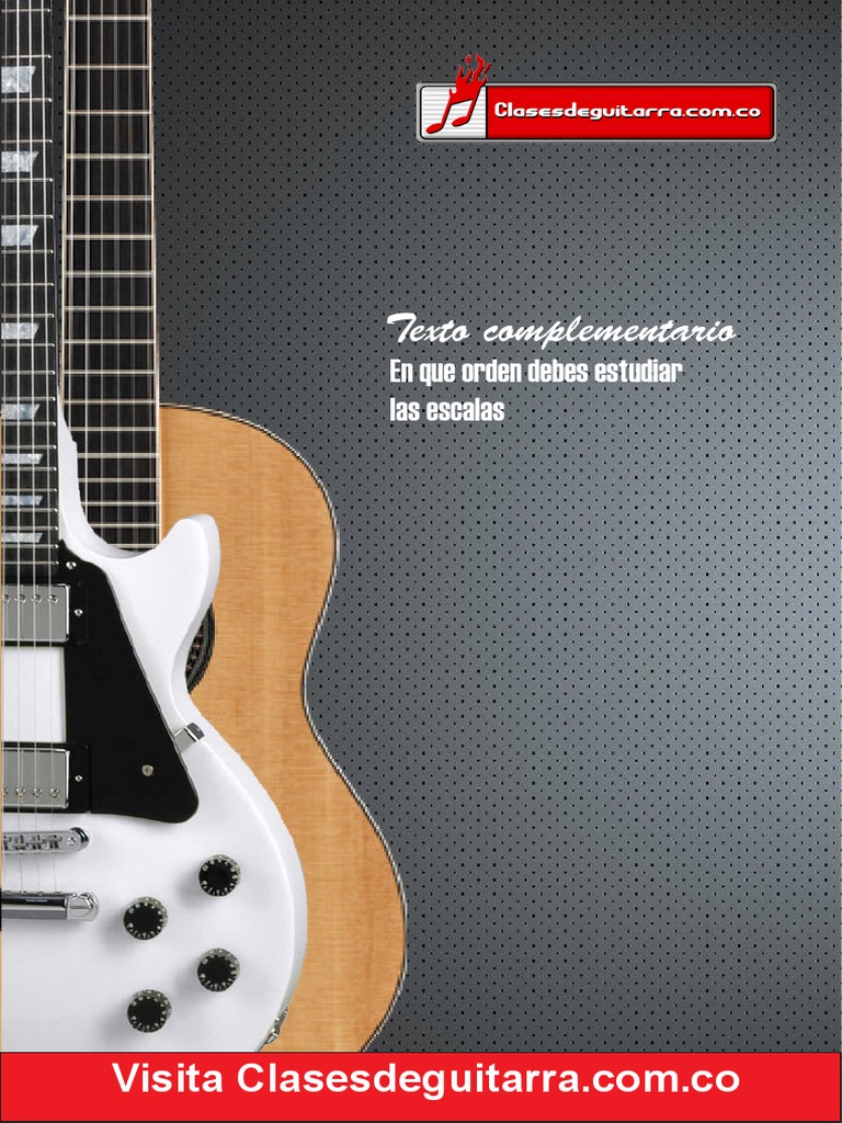 Estudio de Escalas en Guitarra | PDF | Escala (música) | Guitarras