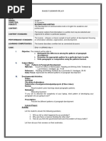 A Detailed Lesson Plan in Reading and Writing - Grade 11 | PDF ...