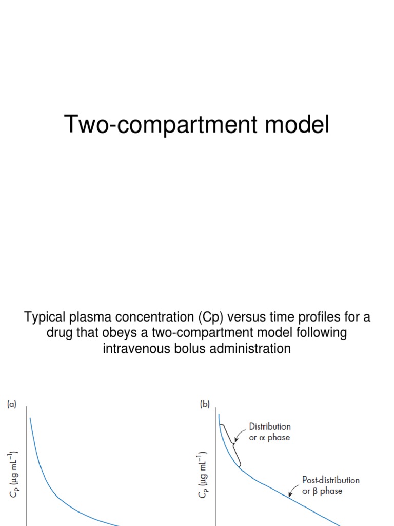 Two-Compartment Model Overview | PDF | Pharmacokinetics | Pharmacology