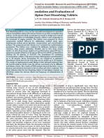 Formulation and Evaluation of Amlodipine Fast Dissolving Tablets