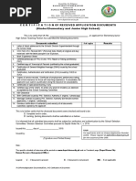 Elem, JHS Certification of Documents