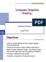 Computer Graphics - Shading