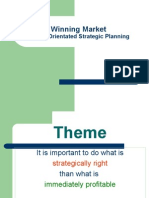 Winning Market: Market Orientated Strategic Planning