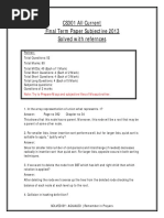 CS301 Finalterm Subjective 2013 Solved - 2