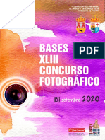 Bases Concurso Fotografia 2020