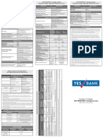 Savings Account Schedule of Charges