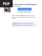 Real Time Concepts For Embedded Systems by Caroline Yao Qing Li B006vb4deq