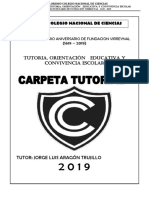 Carpeta Tutoria 2019.