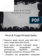 Peran & Fungsi Perawat Gadar