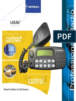 Manual Statie Radio Profesionala Motorola gm360 Limba Romana PDF