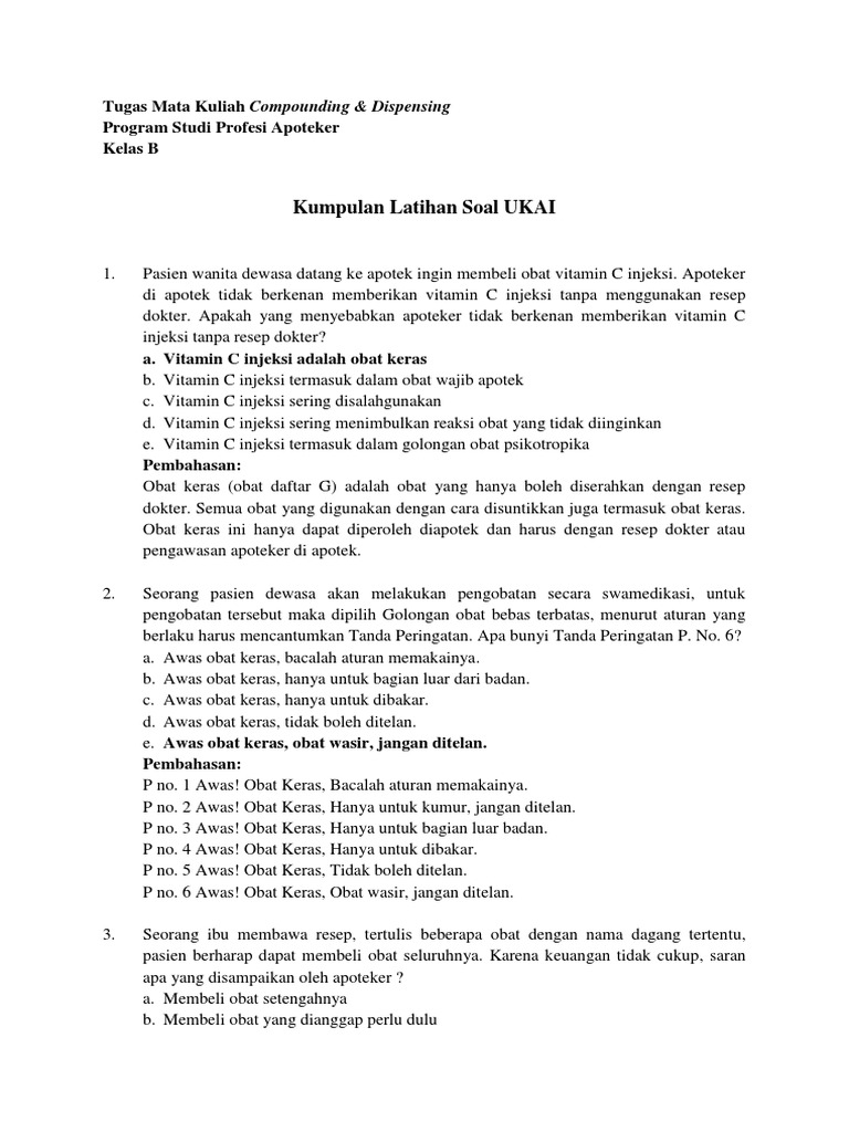 Tugas C D Soal Ukai Kelas B