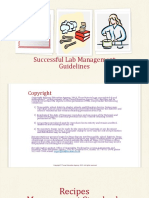 Successful Lab Management Guidelines