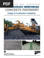 CRCP Design and Construction Guide | PDF | Road Surface | Concrete