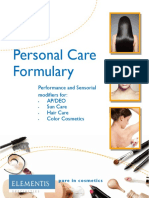 Personal Care Formulary - 2015