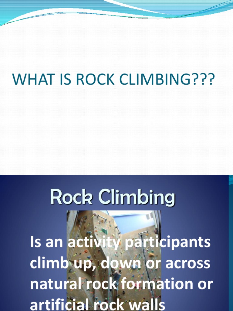 Rock Climbing PDF