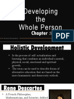 Chapter 3 Developing The Whole Person