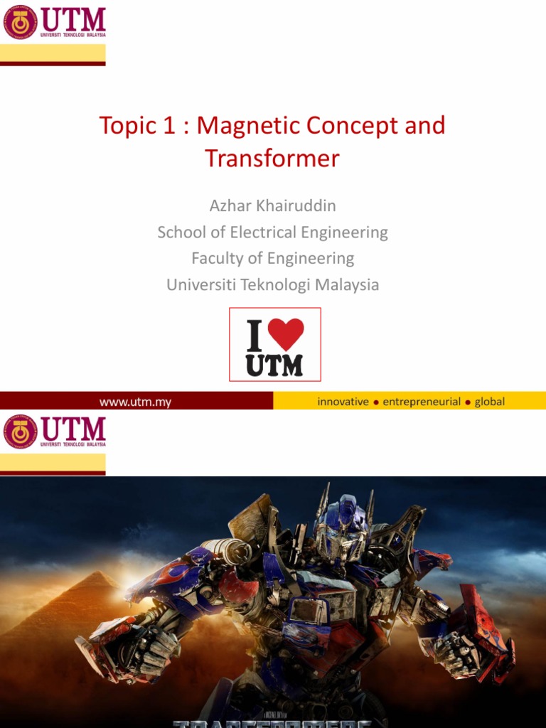 SKEE2413 - Chapter 1 Part 2 Transformer-1 | PDF | Transformer ...