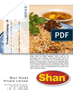 Shan Foods Private Limited Report Presentation PDF