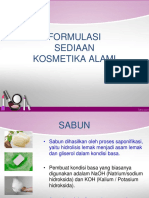 Formulasi Sediaan Kosmetika Alam PDF