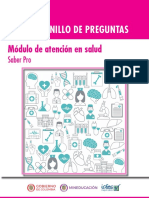 Cuadernillo de Preguntas Atencion en Salud Saber Pro 2018