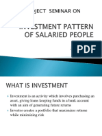 Investment Pattern of Salaried People 1