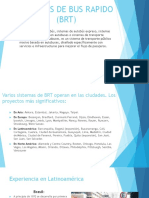 Sistemas de transporte masivo BRT