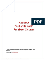 RESUMO - SELL OR BE SOLD - GRANT CARDONE