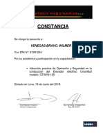 Constancia de Induccion Unionbull Ielecsan