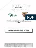 11 CMM - POE Cambio de Rodillos de Los HPGR PDF
