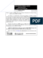 Notice No - 115-2019 - MBBS - 2020 PDF