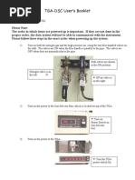 How To Use The TGA - DSC (Kalorimeter)