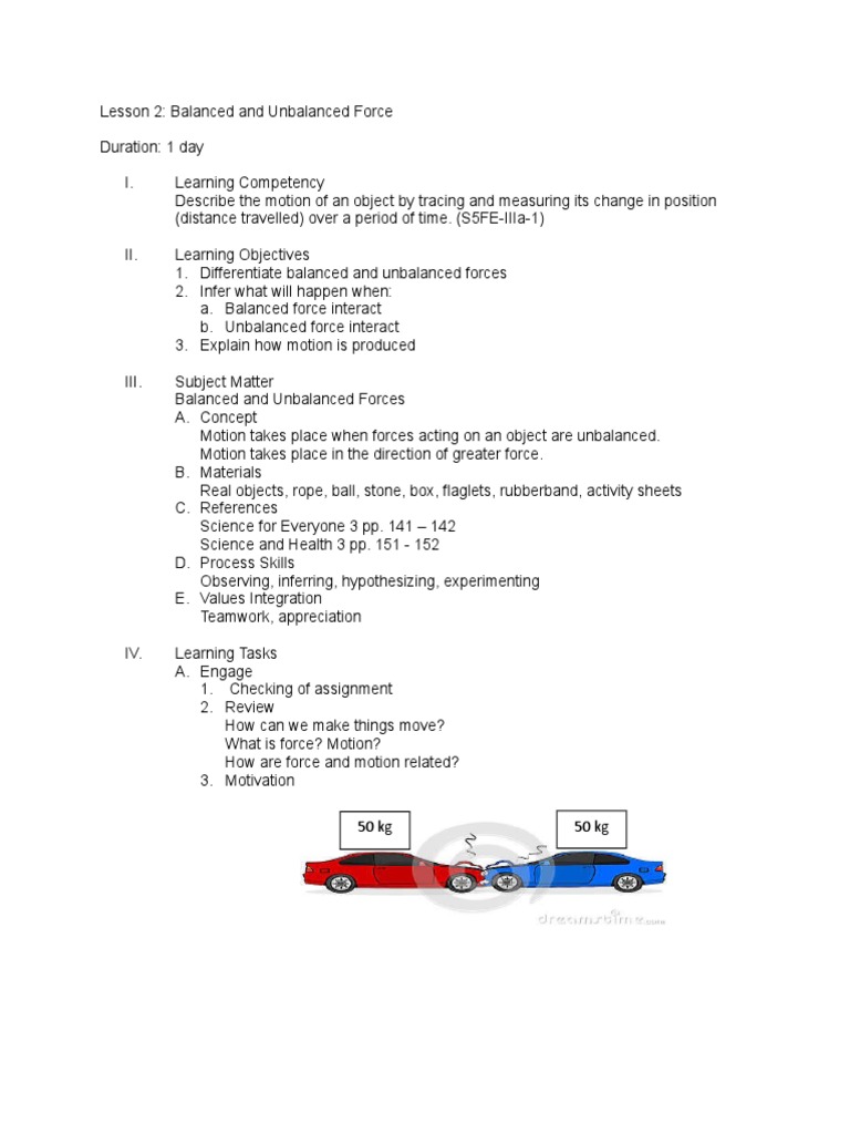 Understanding Balanced and Unbalanced Forces | PDF | Force | Gravity