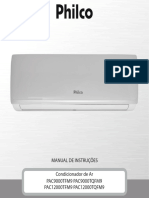 Manual instalação ar condicionado Philco tqfm9