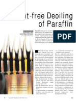 FKR - Solvent - Free Deoiling of Paraffin