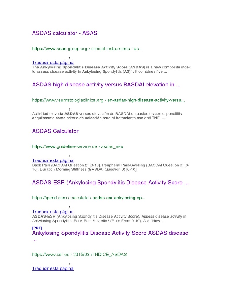 A) Ankylosing Spondylitis Disease Activity Score (ASDAS) clinically