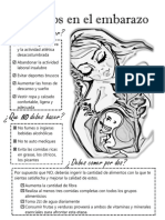 Infografia Cuidados en El Embarazo