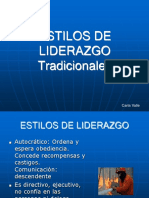 Estilos Tradicionales de Liderazgo