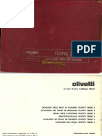 Olivetti Tekne3 ServManual