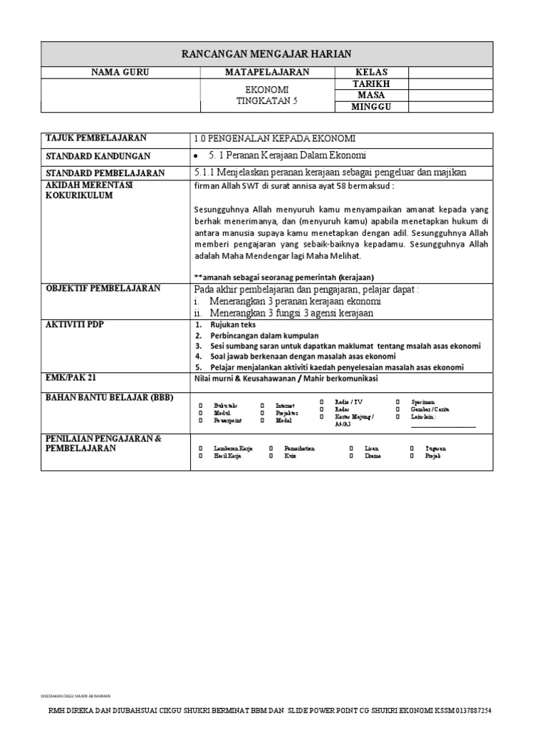 01 F5 Peranan Kerajaan Pdf